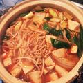 おちゃだです。's cooksnap of when they made 簡単ピリ辛味噌鍋.