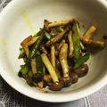 Achans's cooksnap of when they made ブナピーとアスパラのカレー炒め♪.