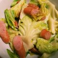 クックKGJEB7☆'s cooksnap of when they made 簡単♡キャベツとベーコンのアンチョビ炒め.
