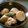 marihooo's cooksnap of when they made 里芋＆鶏団子のあったか煮物♡.
