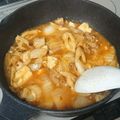 kuma−tomo's cooksnap of when they made 白菜と厚揚げのピリ辛そぼろ煮.