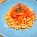 YUH♡ママ's cooksnap of when they made ベーコンで簡単に♪アマトリチャーナ.