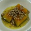 terakooo's cooksnap of when they made 放置レシピ♪かぼちゃのそぼろ煮物.