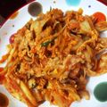 りなななあ's cooksnap of when they made 簡単！調味料いらずの豚玉キムチニラ炒め.
