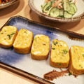 ＲＫくんママ's cooksnap of when they made 白だしで簡単＊明太子と青ネギの卵焼き.