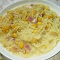 tk☆'s cooksnap of when they made コーンスープパスタ.