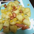 aizawaちゃぁ's cooksnap of when they made みんなが大好き☆じゃがコーン.