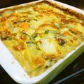 marwee's cooksnap of when they made 蒸し鶏とアンチョビポテトのグラタン.