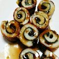 tamicoo's cooksnap of when they made ちくわの海苔チーズ巻き（すき焼き味）.