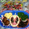 aki178aki's cooksnap of when they made キャラ弁 仮面ライダーゴースト 闘魂B魂.