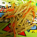 ユーロン's cooksnap of when they made 我が家のきんぴら牛蒡.