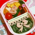 けーとゆめめ's cooksnap of when they made ラブリー♡りぼんちゃん＊キャラ弁.
