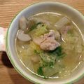 hafsia's cooksnap of when they made 鶏肉と白菜の生姜スープ.