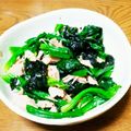 ﾁｲﾁｬﾝﾏﾏ's cooksnap of when they made 韓国のりでポン酢和え.