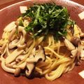 みきゃこ＾ω＾'s cooksnap of when they made キノコのバター醤油パスタ大葉風味.