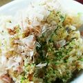 kayochi516's cooksnap of when they made 短時間で！お好み焼き味チャーハン.