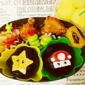 こなはるたい's cooksnap of when they made マリオのアイテムとパックンフラワーお弁当.
