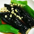 えま＊'s cooksnap of when they made 簡単おいしい！なすとピーマンの揚げ浸し.