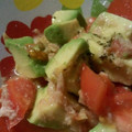 yumipandaa's cooksnap of when they made アボカドとトマトの簡単サラダ.