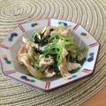 楽しい家暮らし's cooksnap of when they made 低カロリー♪ササミと三つ葉のわさび和え.