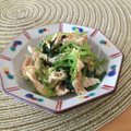 楽しい家暮らし's cooksnap of when they made 低カロリー♪ササミと三つ葉のわさび和え.