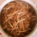 いけねこ's cooksnap of when they made もやしとひき肉のあんかけラーメン.