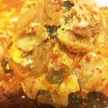 ♪らぶ's cooksnap of when they made 余ったキムチで簡単チゲ風スープ☆クッパも.