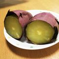 陸倫葵's cooksnap of when they made オーブントースターで作る!焼き芋.