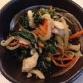 oimoim's cooksnap of when they made 鶏ささみと小松菜のナムル風.