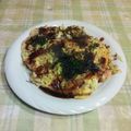 オレンジリング's cooksnap of when they made 朝食に♪卵でお好み焼き風♡.