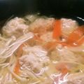 のりこ♪'s cooksnap of when they made 白菜と鶏団子のスープ.