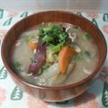  milkchoco's cooksnap of when they made 生姜たっぷり！具だくさん豚汁.