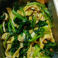 sawamura's cooksnap of when they made 母直伝★小松菜と油揚げの含め煮.