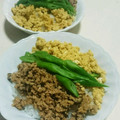 sweet_rose's cooksnap of when they made 鶏と卵のそぼろ弁当.