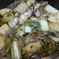 うさぎリンゴさん's cooksnap of when they made 簡単！土鍋DE牡蠣とゴボウのアヒージョ♪.