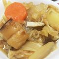 クックXJZR7R☆'s cooksnap of when they made 油揚げと麩で節約〜！肉なし肉じゃが.