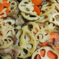 mush2010's cooksnap of when they made 蓮根と豚肉の甘辛炒め.