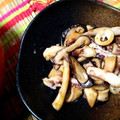 かなぴこちゃん's cooksnap of when they made 簡単！甲イカとしいたけのめんつゆマヨ炒め.