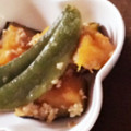 qumapoo's cooksnap of when they made 栗かぼちゃの煮物 いんげんひき肉でそぼろ.