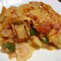 レオミウ's cooksnap of when they made オムレツ？卵料理★じゃがいもとトマト入り.