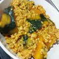 6002JYJ's cooksnap of when they made かぼちゃ煮鶏ひき肉あんかけ.