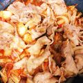 クック3UQU4Q☆'s cooksnap of when they made １５分レシピ♪濃厚コクうま豚キムチ丼.