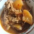 xxxnoonxxx's cooksnap of when they made 豚肉と大根のピリ辛みそ煮*.