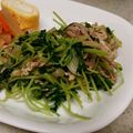 harumaimam's cooksnap of when they made 簡単！豆苗入り豚の生姜焼き.