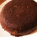 qumapoo's cooksnap of when they made 2分でできる おからガトーショコラ.