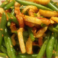 食いしんboys's cooksnap of when they made インゲン豆とちくわのカレー風味炒め.