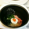 ぐでたまパン's cooksnap of when they made 炊飯器で♪お焦げができるビビンバ.