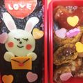 クックSCBKMF☆'s cooksnap of when they made ☆バレンタインキャラ弁☆.
