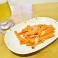 pali's cooksnap of when they made 簡単おつまみ！人参のにんにくベーコン焼き.
