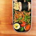 ＊ＡＫＯＲＩ＊'s cooksnap of when they made 簡単かわいいお弁当 海苔巻ほうれん草.